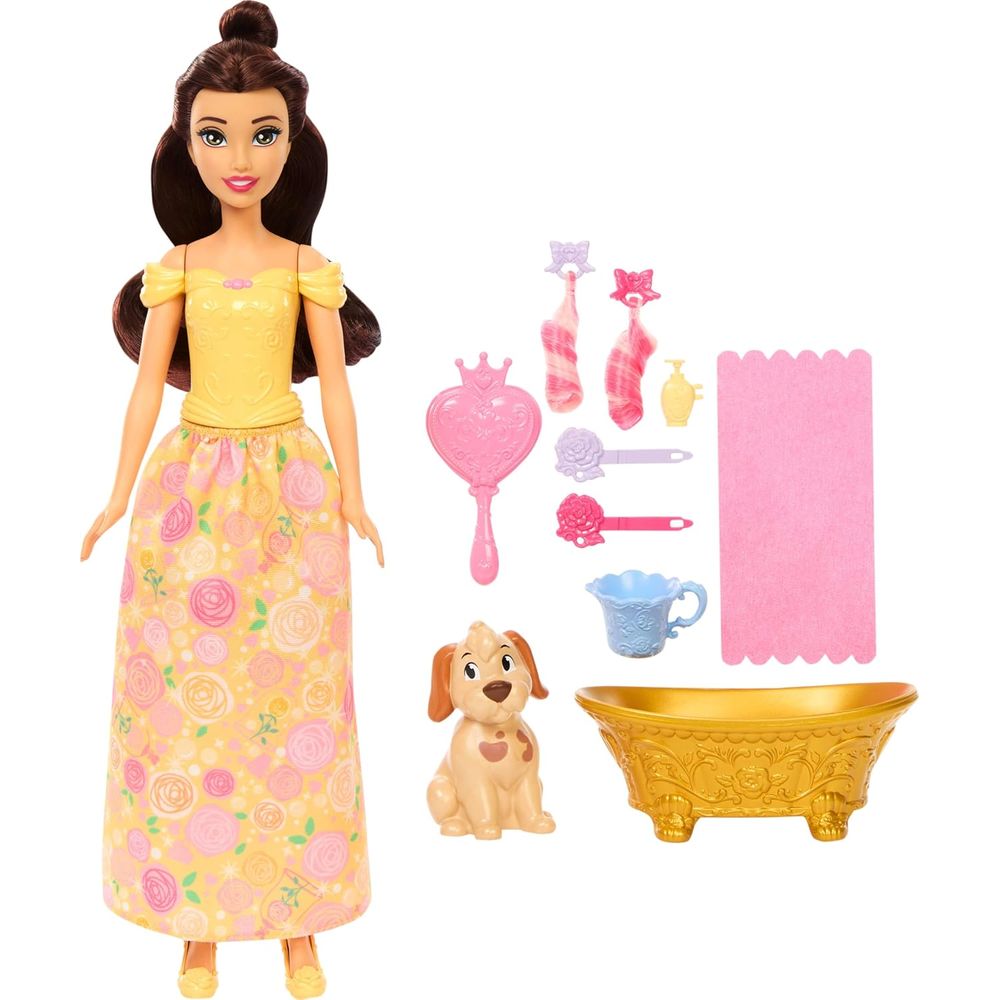Disney Princesa Bela Hora do Banho do Pet - Mattel - Imagem 2