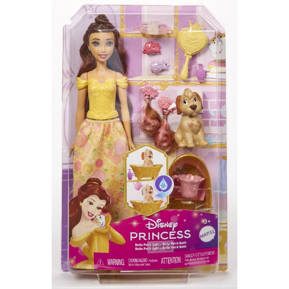 Disney Princesa Bela Hora do Banho do Pet - Mattel - Imagem 5
