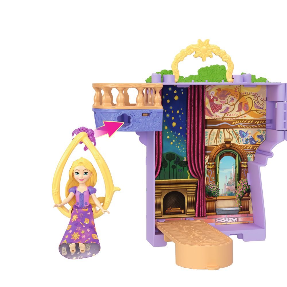 Disney Princesa Mini Castelo da Rapunzel - Mattel - Imagem 3