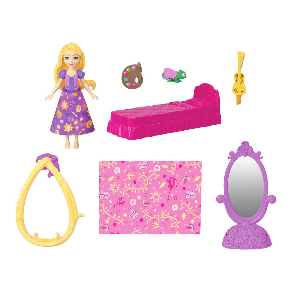 Disney Princesa Mini Castelo da Rapunzel - Mattel - Imagem 4