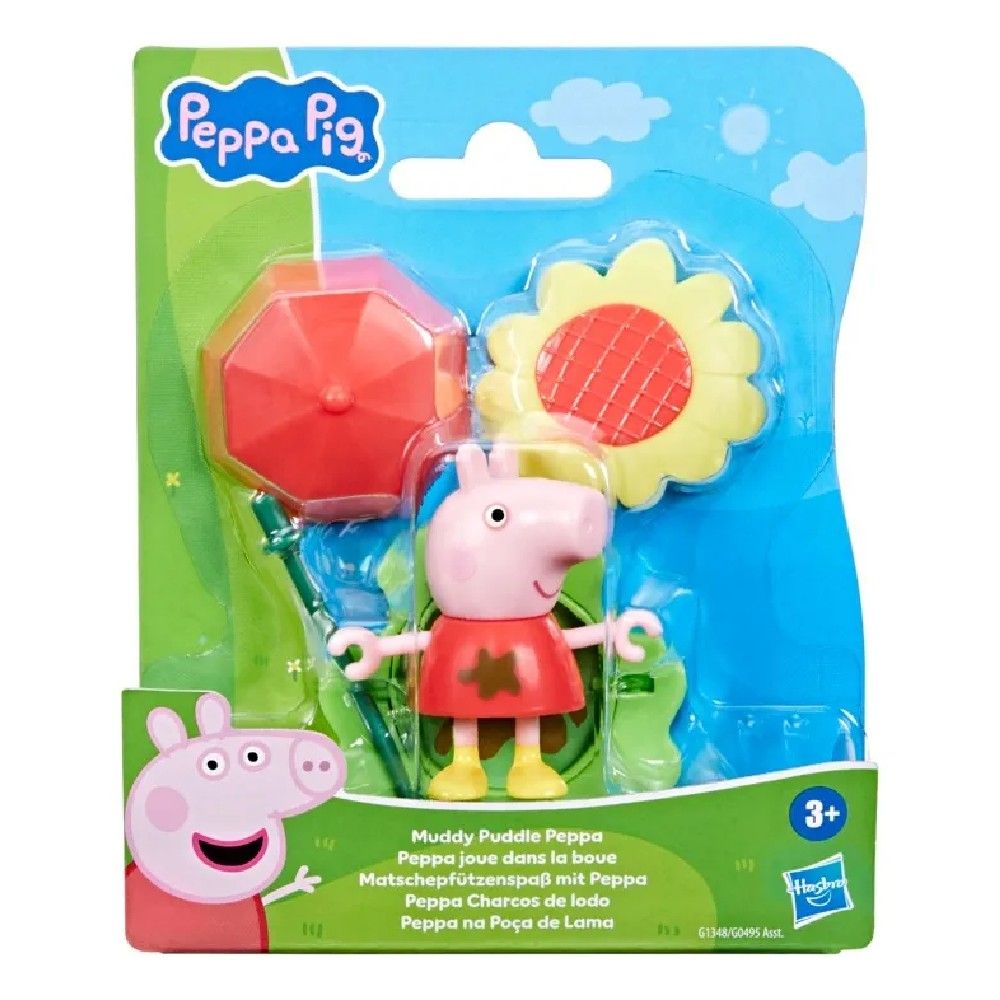 Peppa Pig Figura Peppa na Poça de Lama - Hasbro - Imagem 3