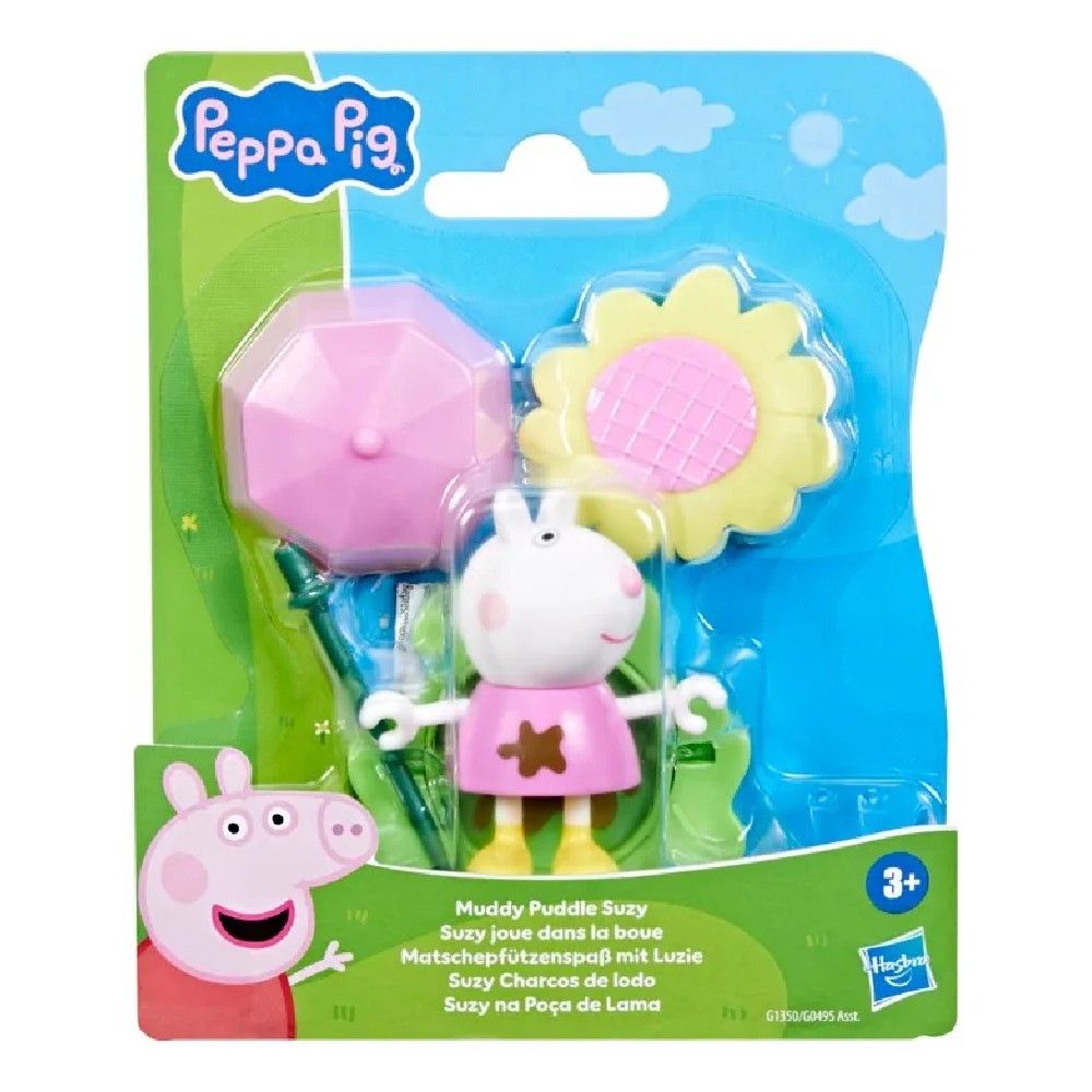 Peppa Pig Figura Suzy na Poça de Lama - Hasbro - Imagem 3