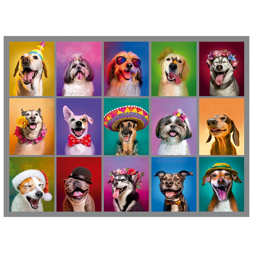 Puzzle Cães Estilosos 500 Peças - Grow - Imagem 2