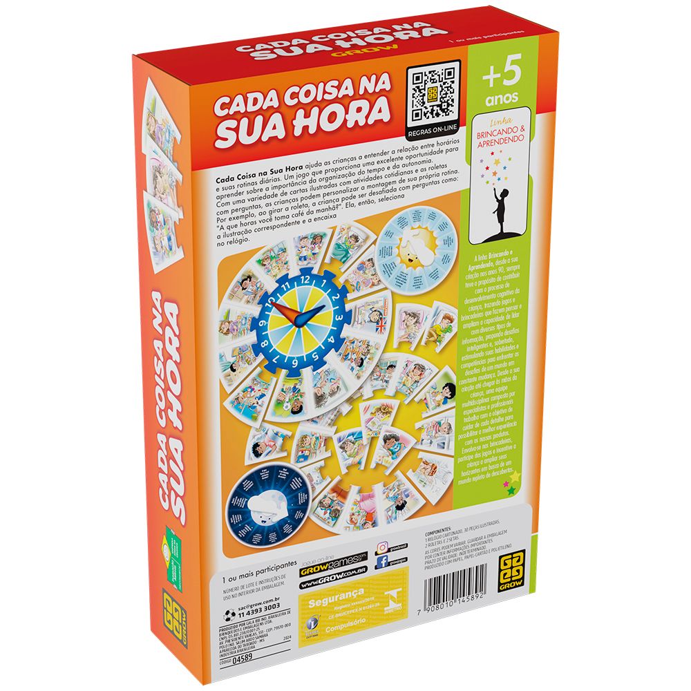 Jogo Cada Coisa na Sua Hora - Grow - Imagem 3