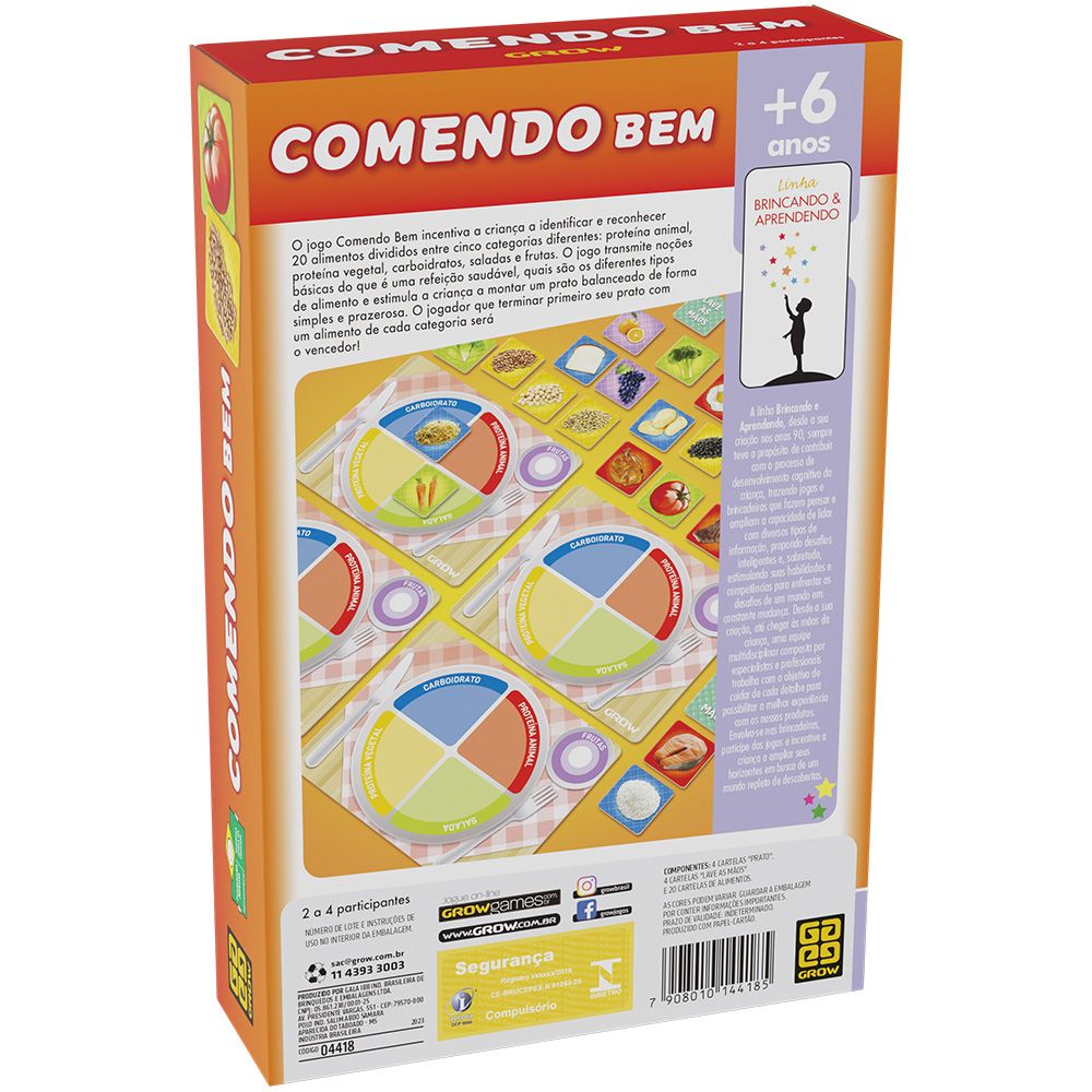 Jogo Comendo Bem - Grow - Imagem 3