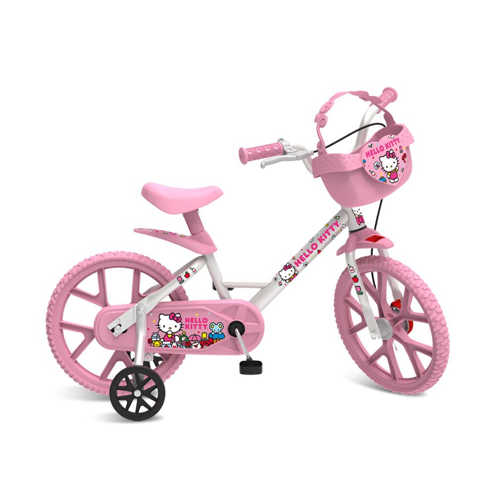 Bicicleta Aro 14 Hello Kitty - Bandeirante