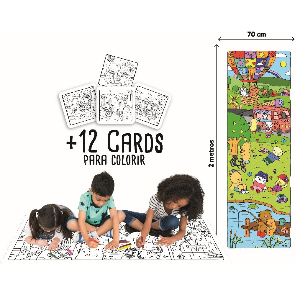 Tapete de Colorir Cozy e Comfy - Brincadeira de Criança - Imagem 3