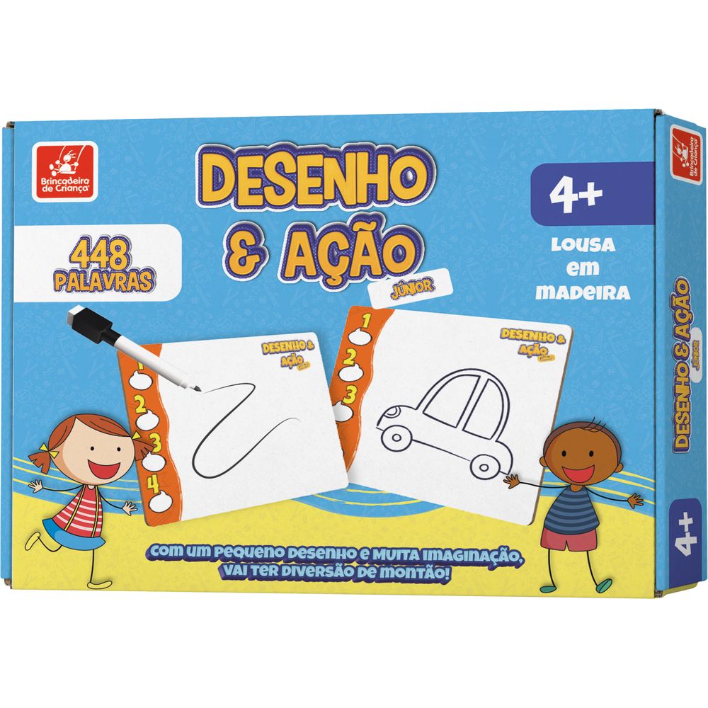 Jogo Desenho e Ação - Brincadeira de Criança