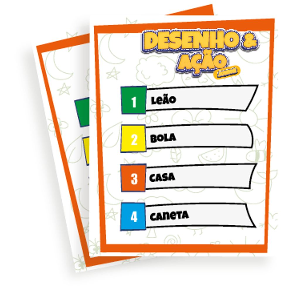 Jogo Desenho e Ação - Brincadeira de Criança - Imagem 3