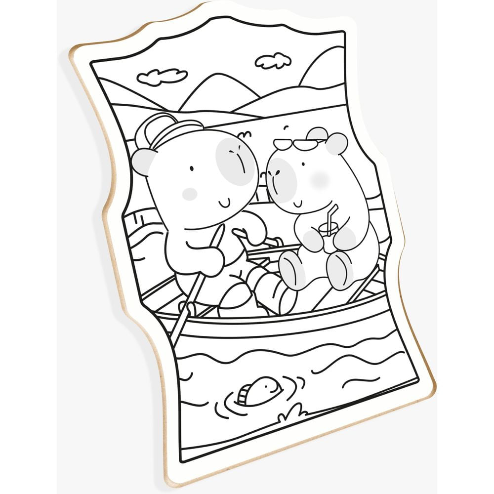 Kit Pintura Cozy e Comfy Capivara - Brincadeira de Criança - Imagem 3