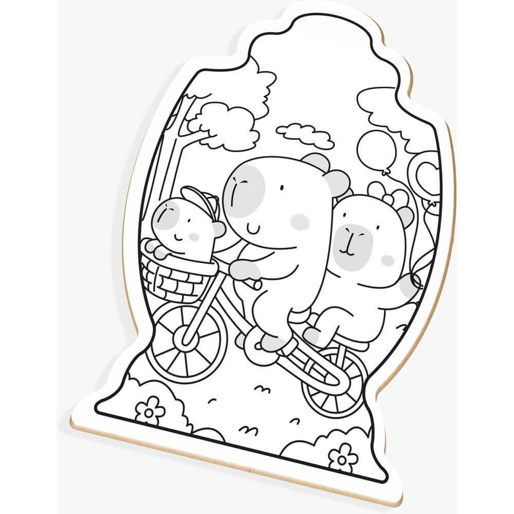 Kit Pintura Cozy e Comfy Capivara - Brincadeira de Criança - Imagem 4