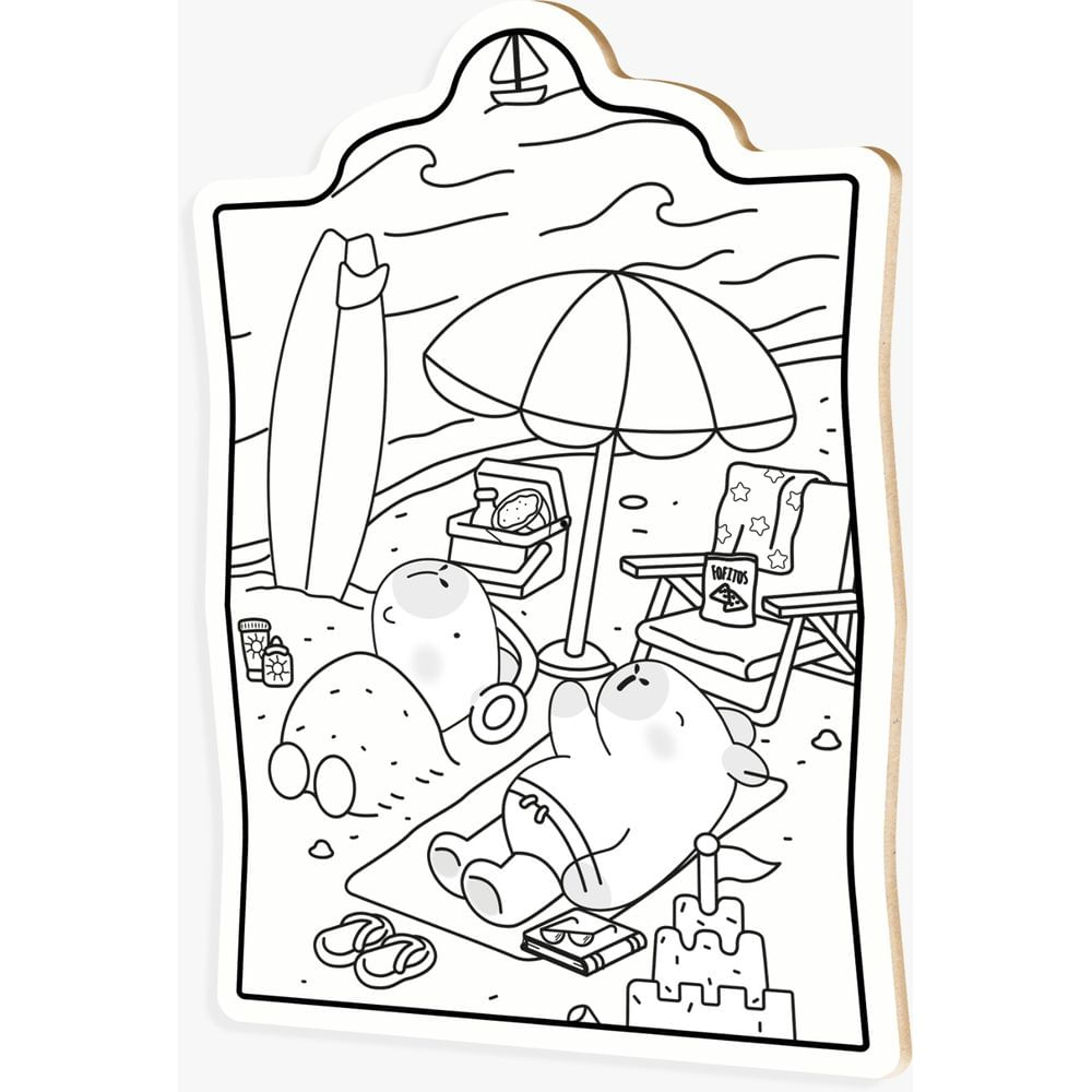 Kit Pintura Cozy e Comfy Capivara - Brincadeira de Criança - Imagem 5