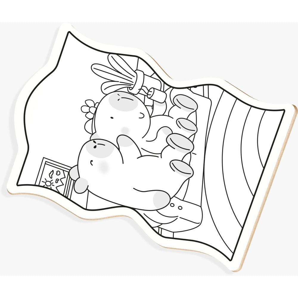 Kit Pintura Cozy e Comfy Capivara - Brincadeira de Criança - Imagem 6