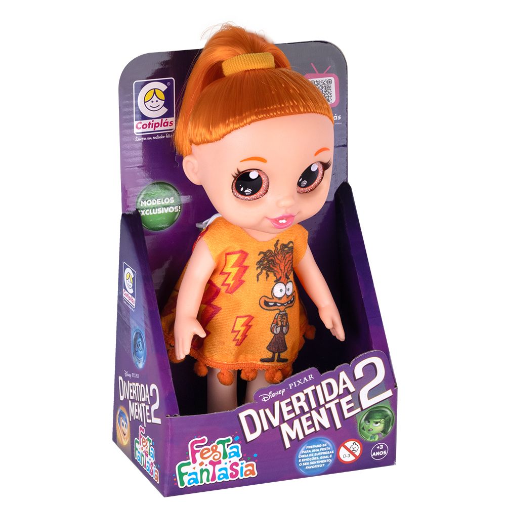 Boneca Divertida Mente 2 Festa Fantasia Ansiedade - Cotiplás - Imagem 2