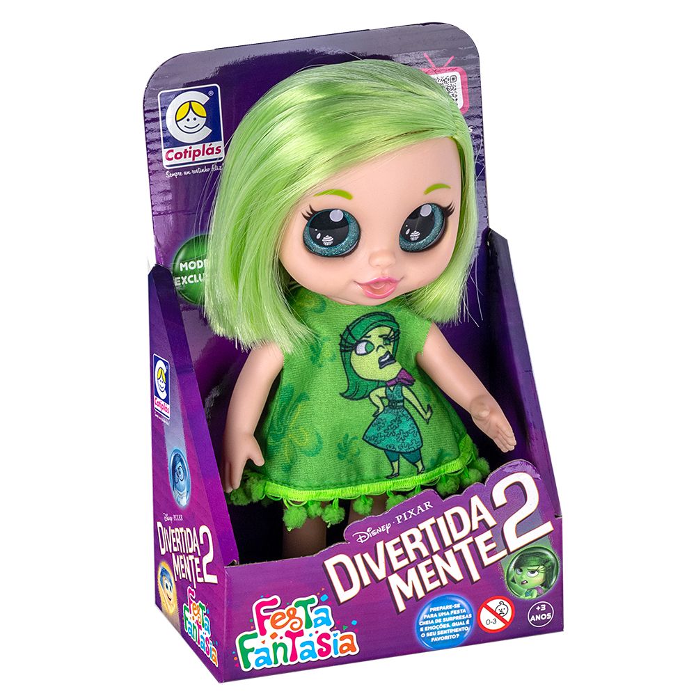 Boneca Divertida Mente 2 Festa a Fantasia Nojinho - Cotiplás - Imagem 2