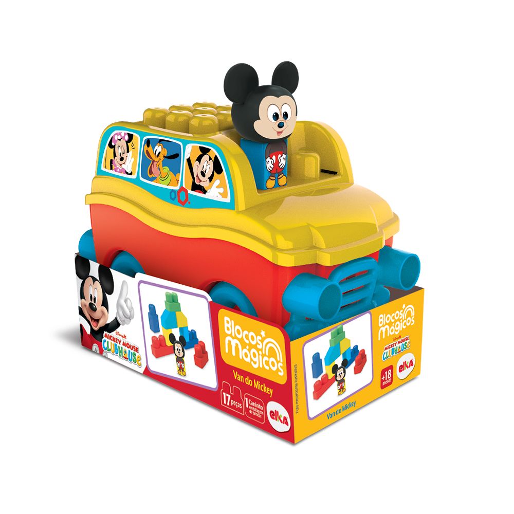 Blocos Mágicos Van do Mickey - Elka - Imagem 3