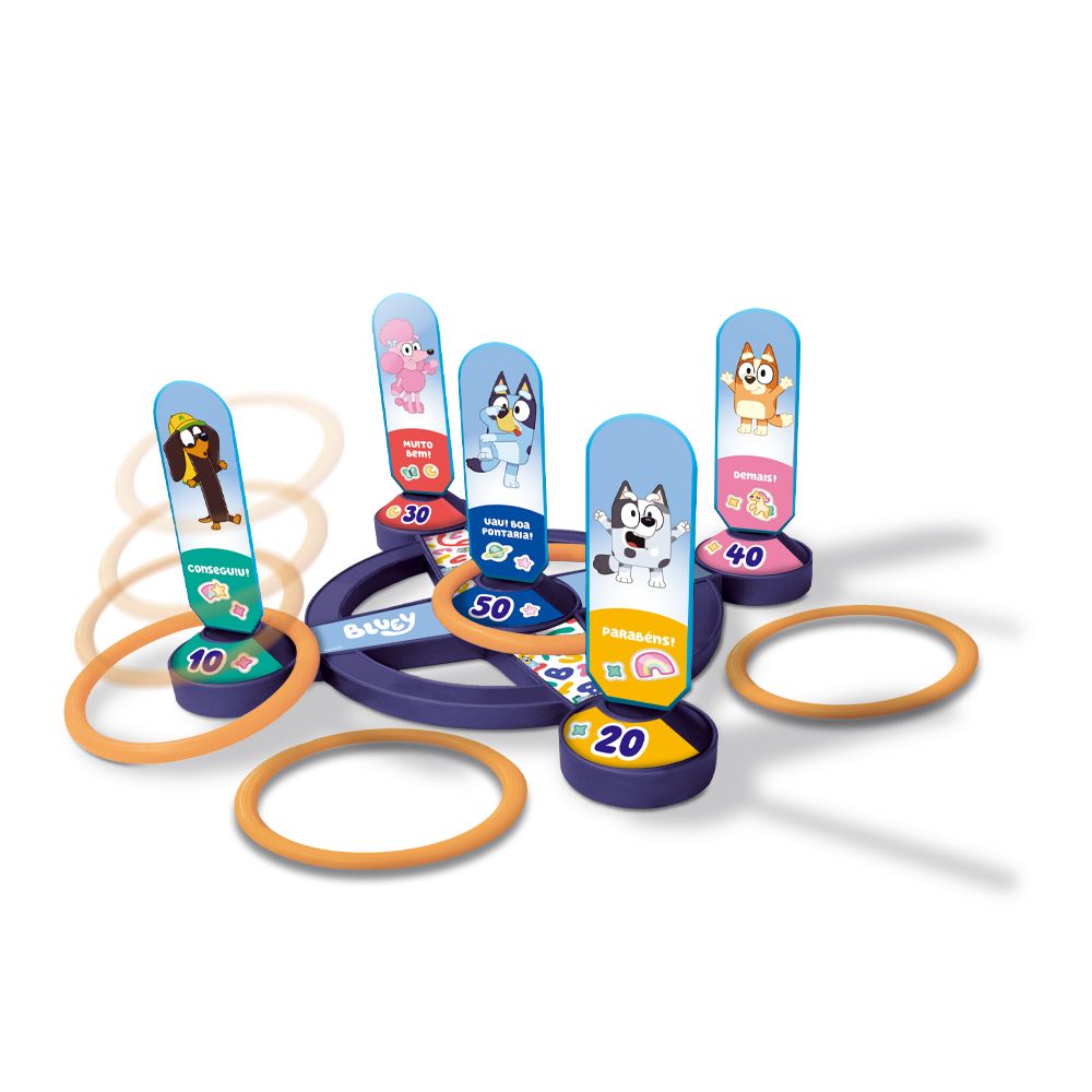 Jogo de Argolas Bluey - Elka - Imagem 2