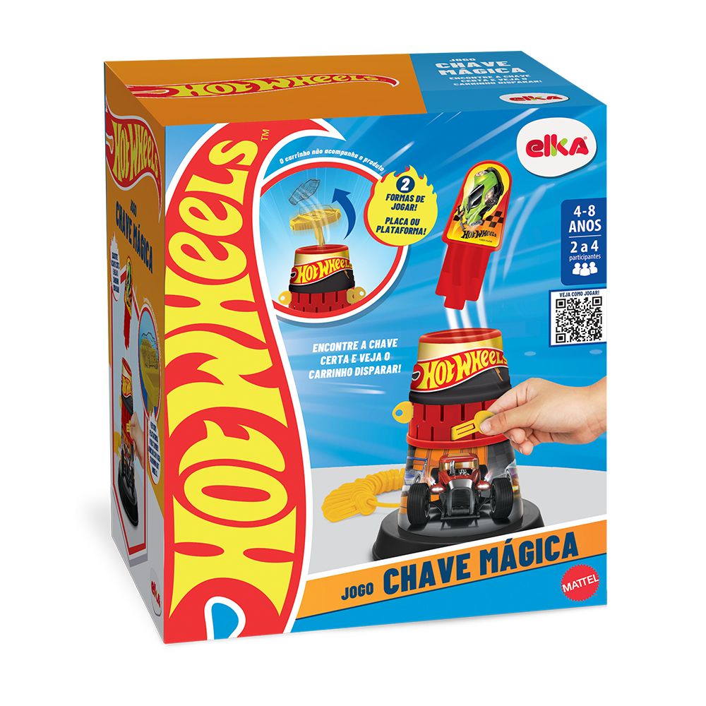 Jogo Chave Mágica Hot Wheels - Elka