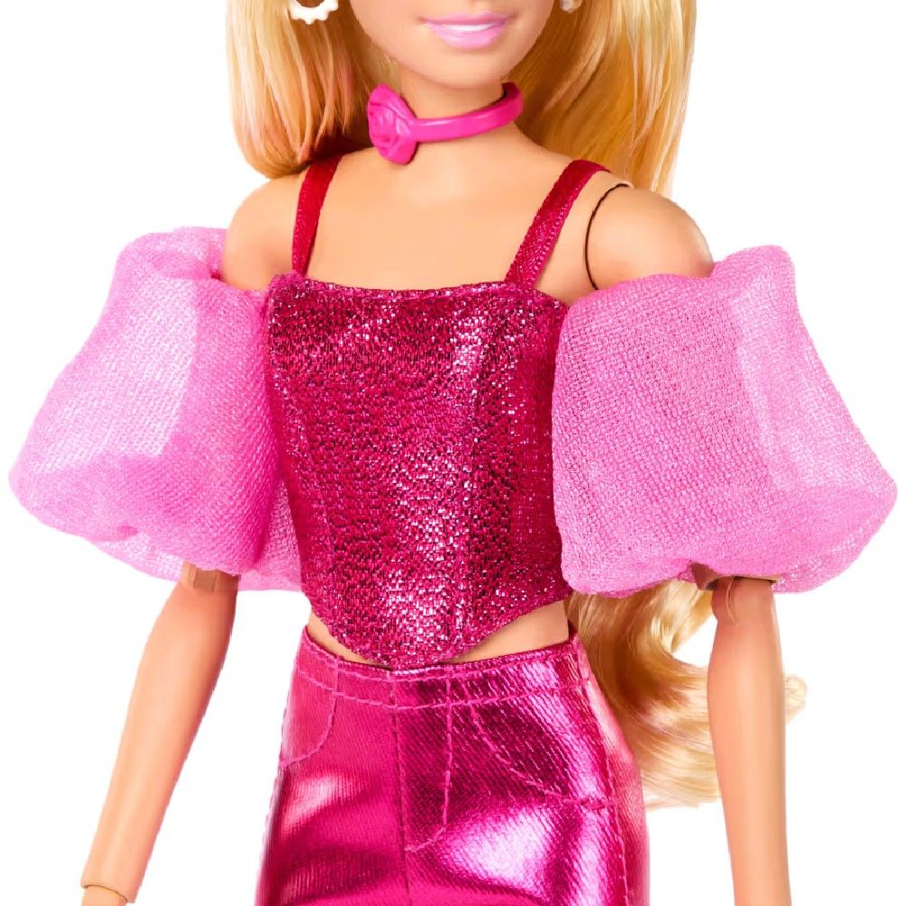 Barbie Deluxe Style Loira e Conjunto Rosa Metálico - Mattel - Imagem 6