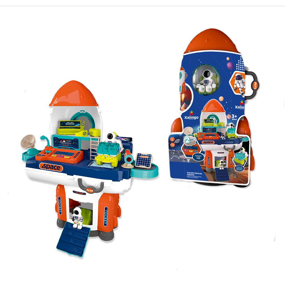 Playset Espacial Foguete - Xalingo