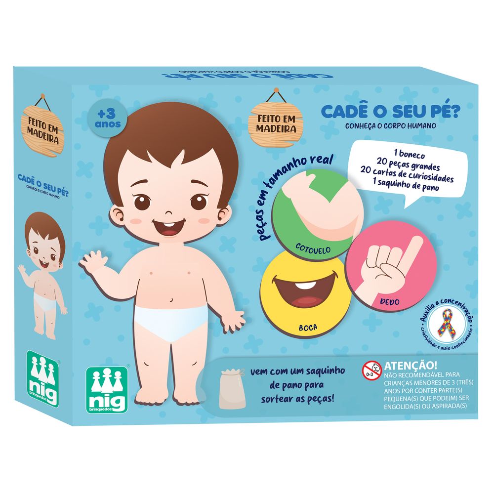 Jogo Cadê o Seu Pé? Nig