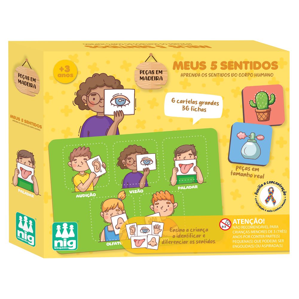Jogo Meus 5 Sentidos - Nig