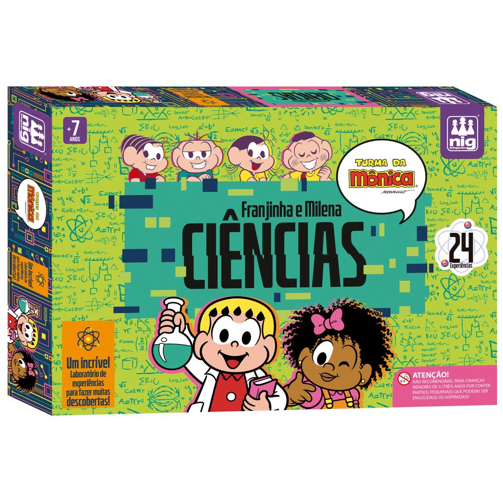 Kit Experiências Turma da Mônica Franjinha e Milena - Nig