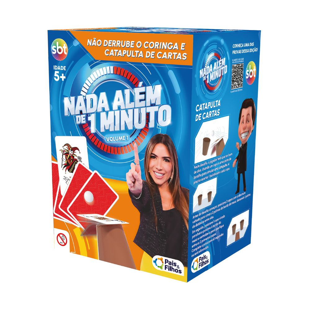 Jogo Nada Além de 1 Minuto Não Derrube o Coringa - Pais e Filhos