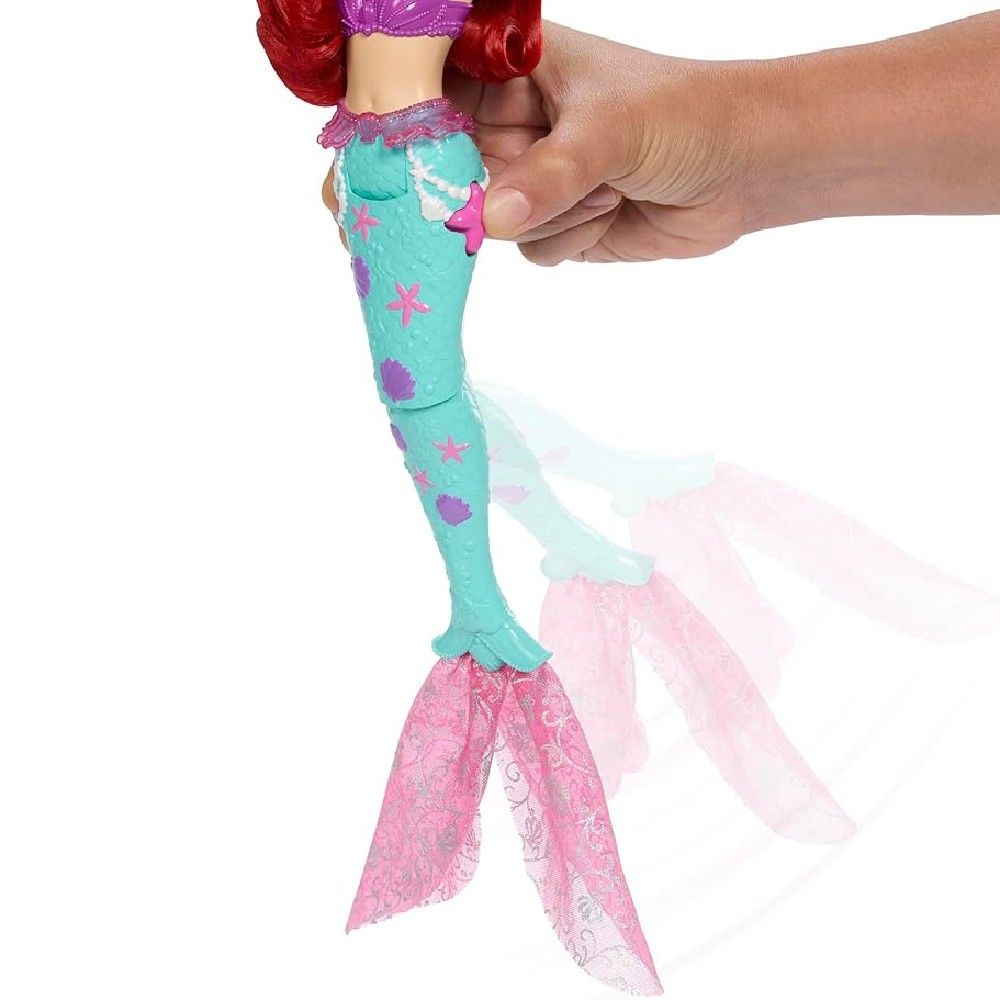 Disney Princesa Ariel com Golfinho e Sebastian - Mattel - Imagem 5