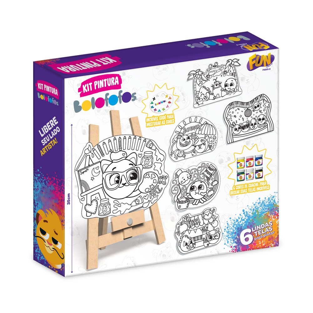 Kit de Pintura Bolofofos - Fun Divirta-se - Imagem 5