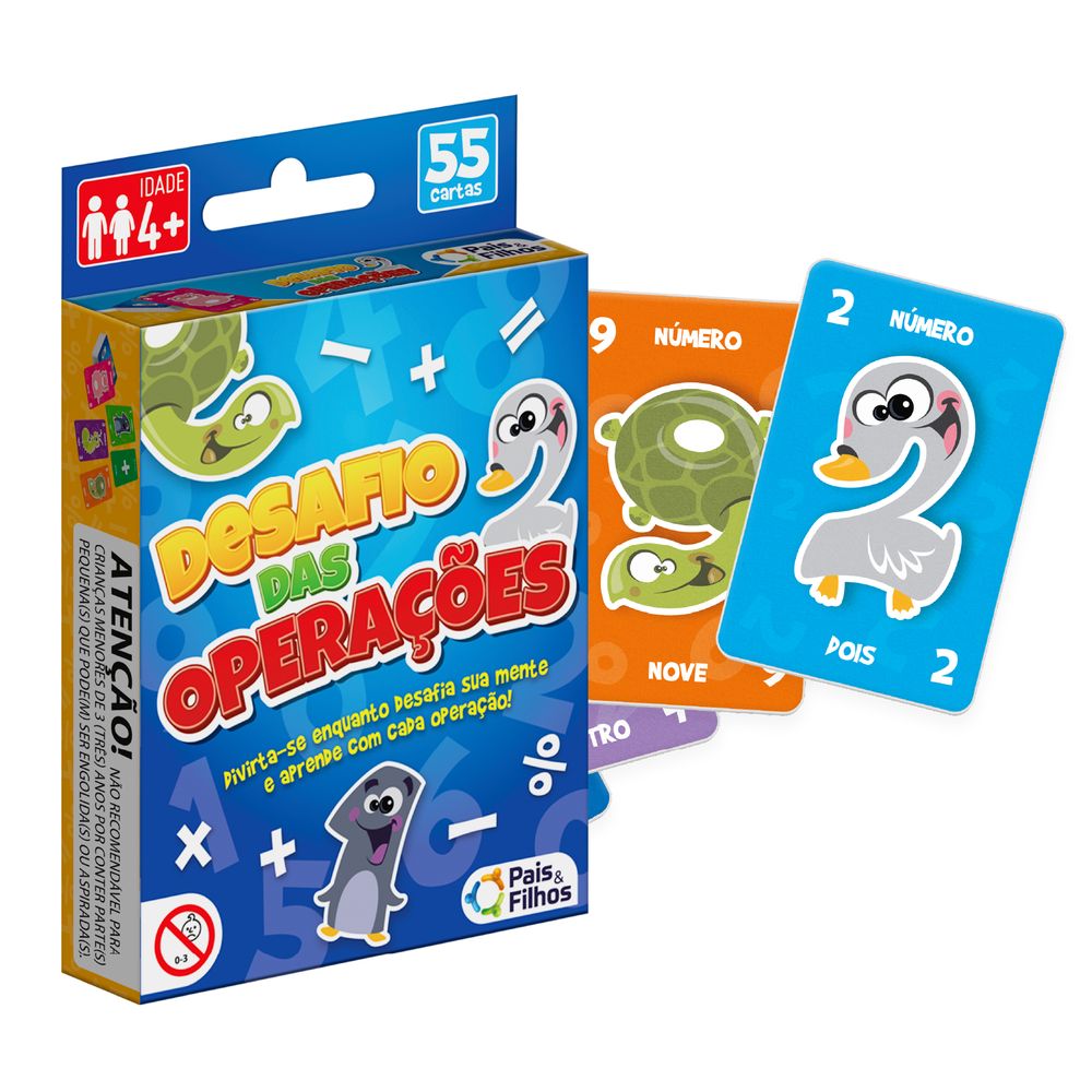 Jogo Desafio das Operações Pocket - Pais e Filhos - Imagem 3