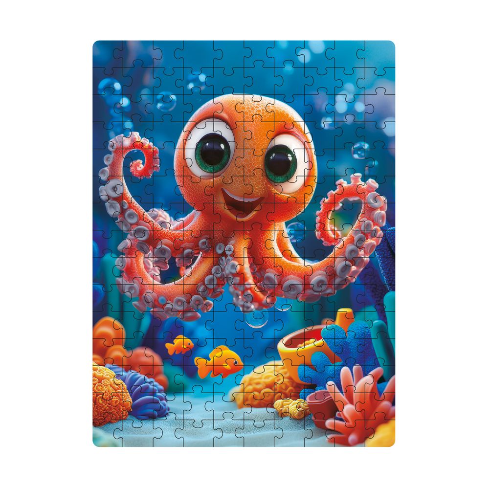 Quebra-Cabeça Polvo 150 Peças - Pais e Filhos - Imagem 2