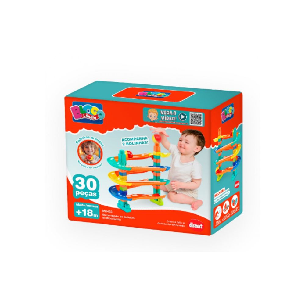Escorregador de Bolinhas Blocolândia 30 Peças - Dismat - Imagem 3
