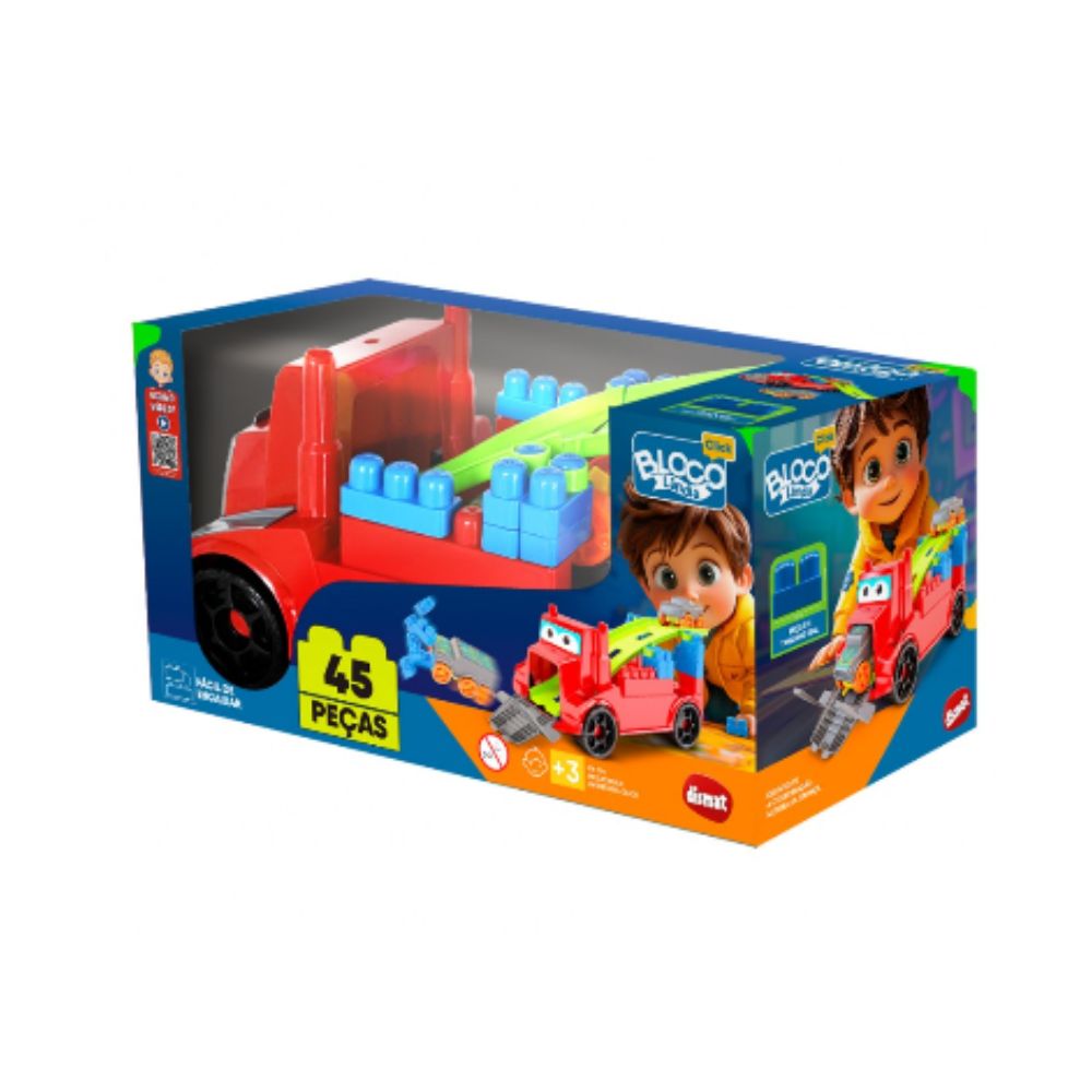 Megatruck Aventura Blocolândia Click 45 Peças - Dismat - Imagem 3