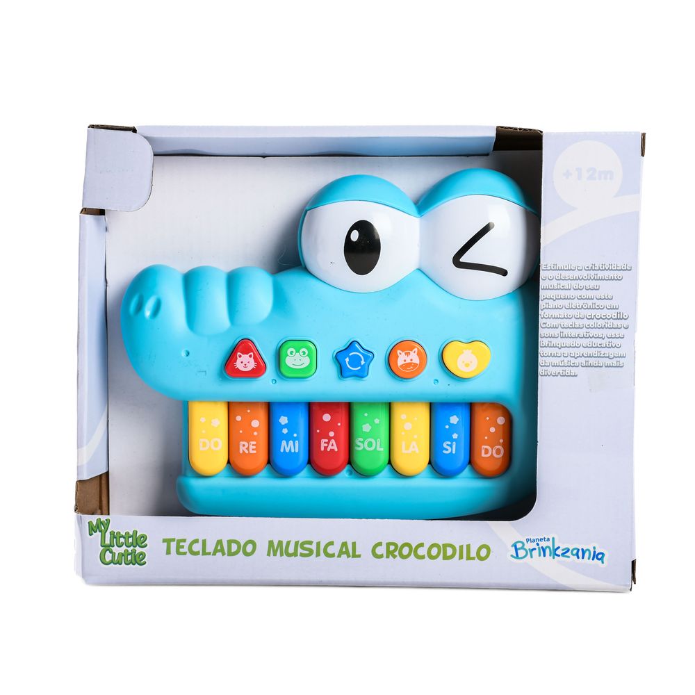 Teclado Musical Crocodilo - Brinkzania - Imagem 2