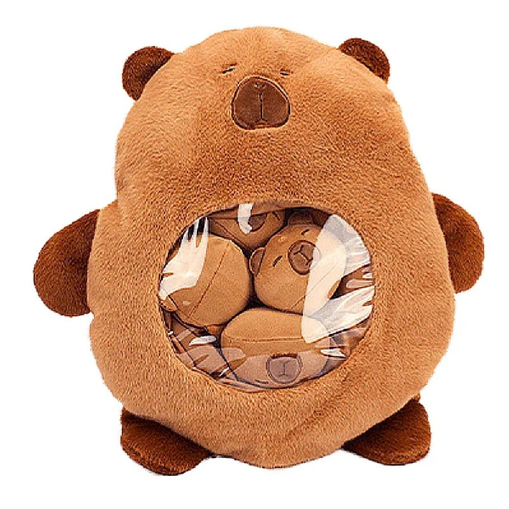 Pelúcia Capivara com Filhotes - BBR Toys