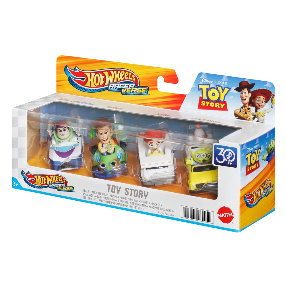 Hot Wheels RacerVerse 4 Carros Toy Story - Mattel - Imagem 2