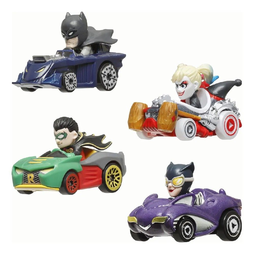 Hot Wheels RacerVerse 4 Carros Batman - Mattel - Imagem 2