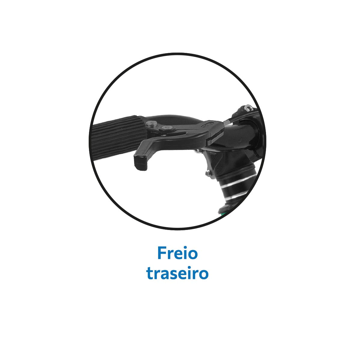 Bicicleta de Equilíbrio Pro com Freio Verde - Bandeirante - Imagem 4