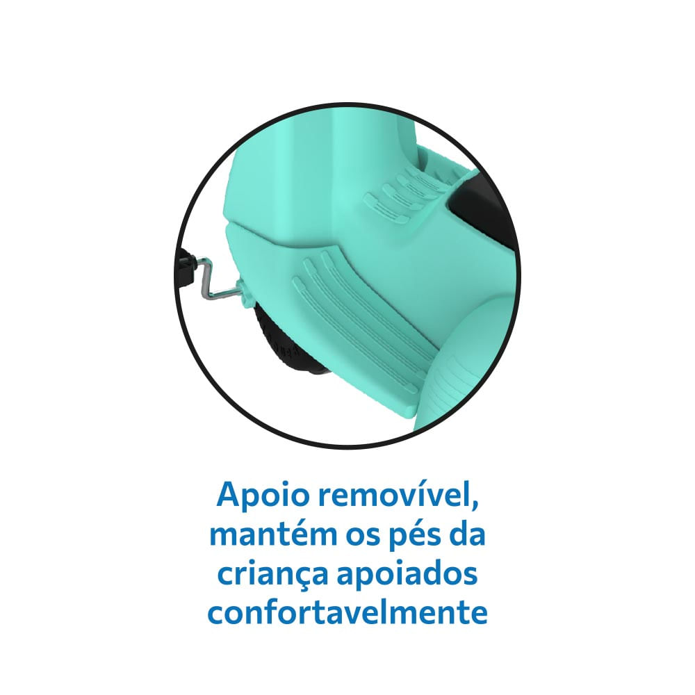 Triciclo Banderetta Passeio Pedal Turquesa - Bandeirante - Imagem 7