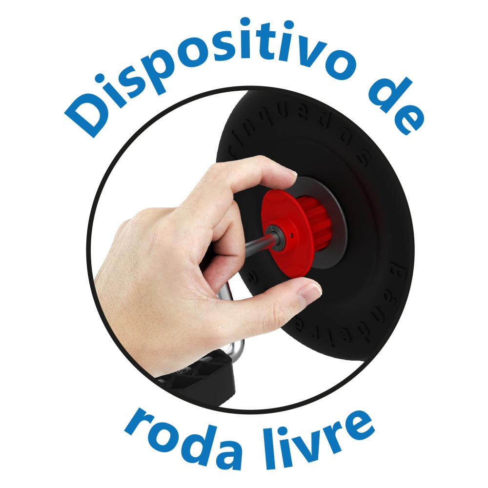 Triciclo Banderetta Passeio Pedal Turquesa - Bandeirante - Imagem 10