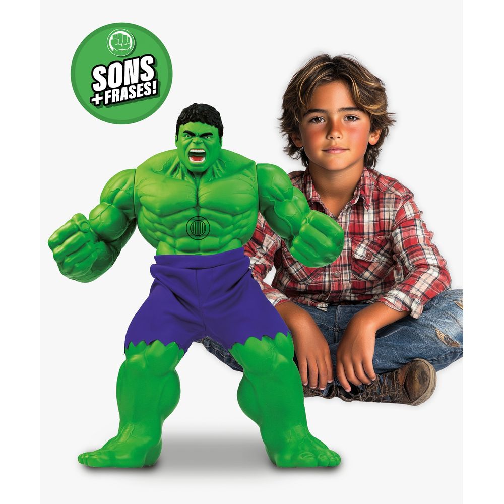 Boneco Hulk Universe com Som - Mimo