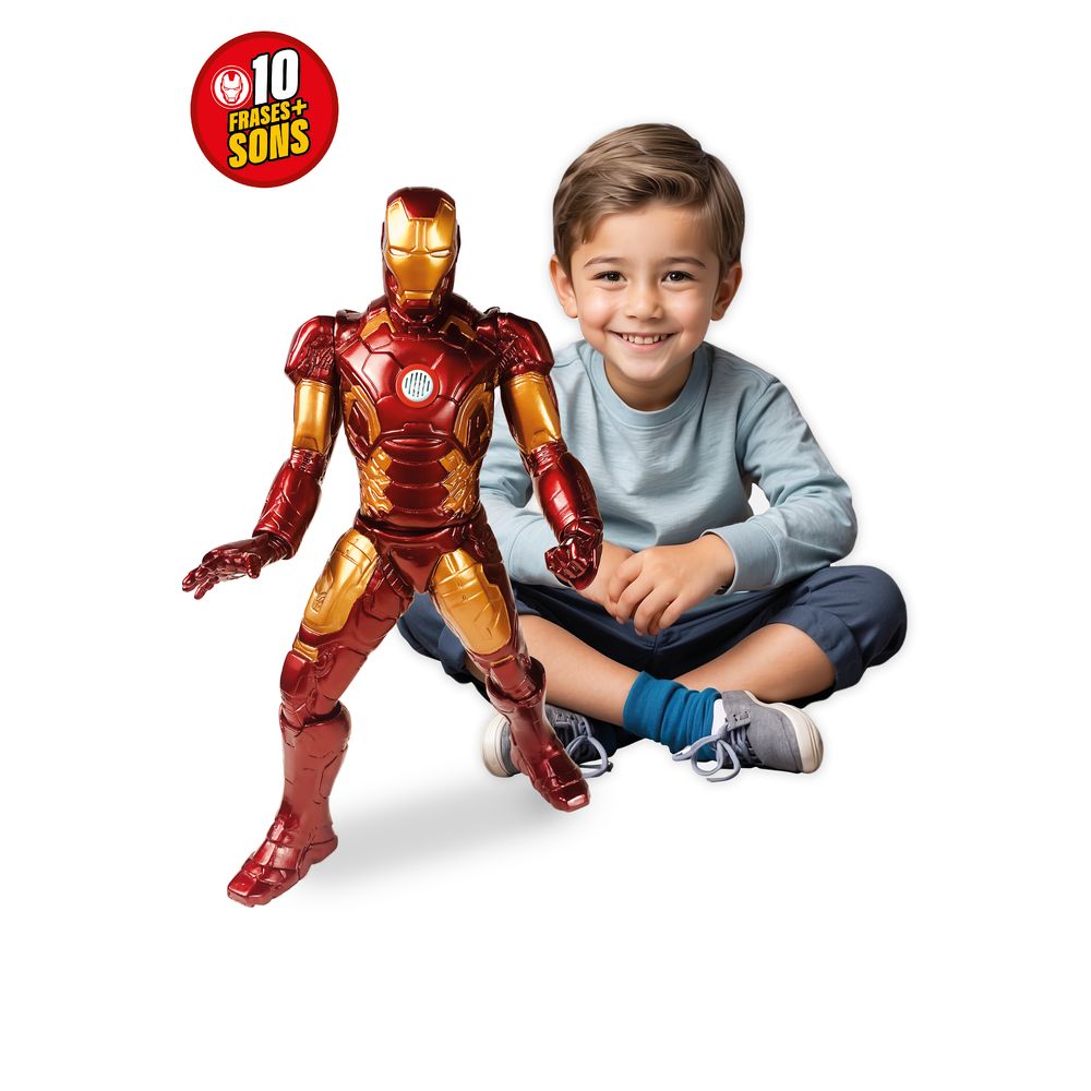 Boneco Homem de Ferro Universe 10 Frases - Mimo