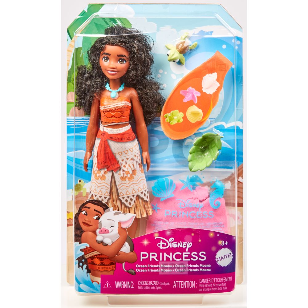 Disney Princesa Moana com Bebê Tartaruga - Mattel - Imagem 5