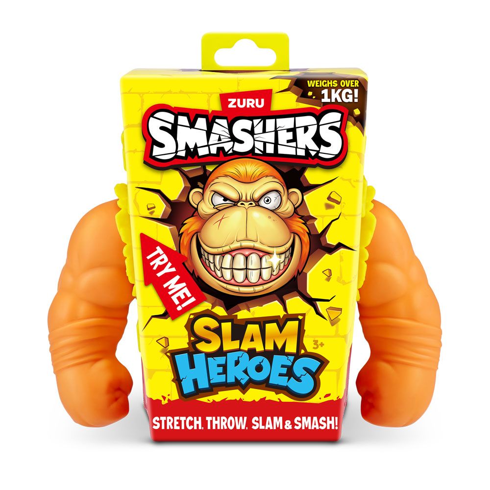 Smashers Boneco Elástico Laranja Fun Divirta-se - Imagem 3