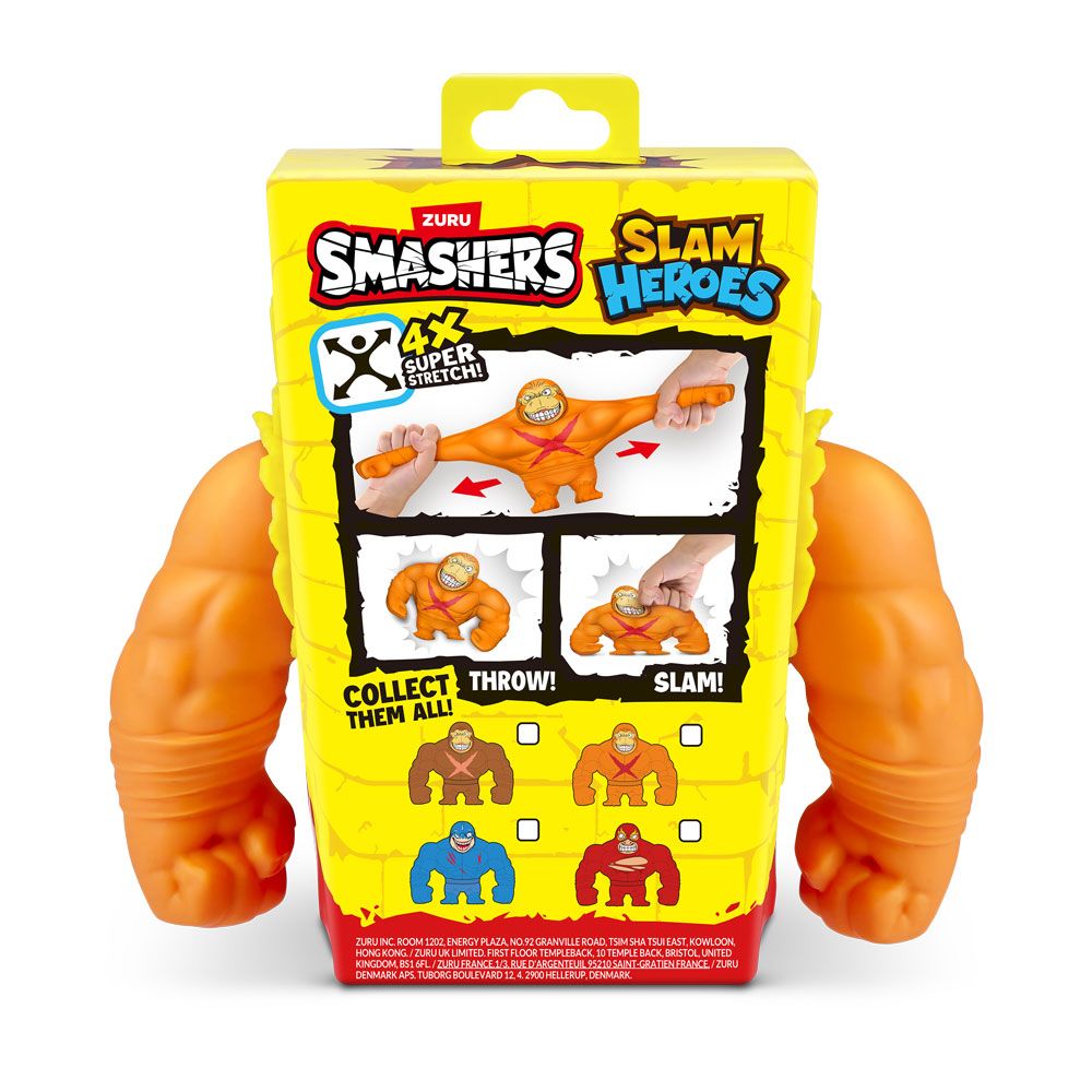 Smashers Boneco Elástico Laranja Fun Divirta-se - Imagem 4