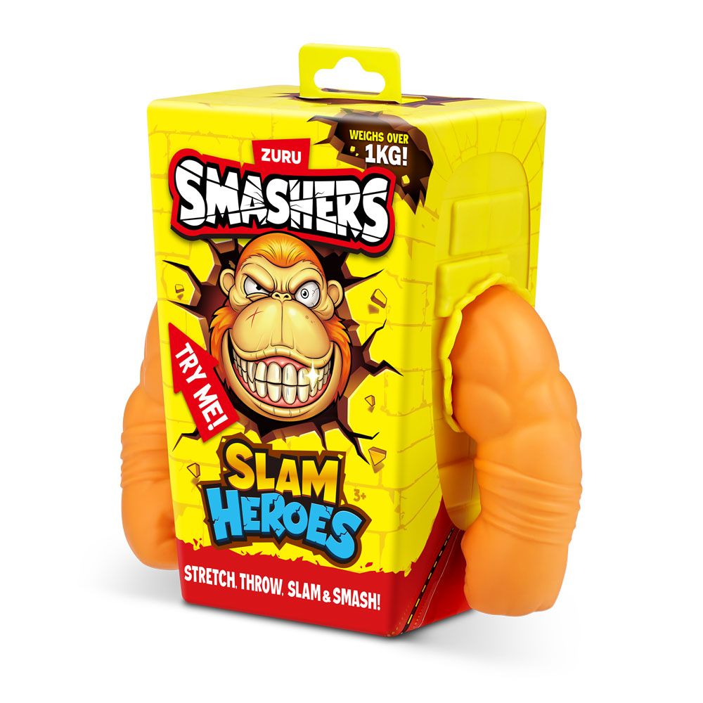 Smashers Boneco Elástico Laranja Fun Divirta-se - Imagem 5