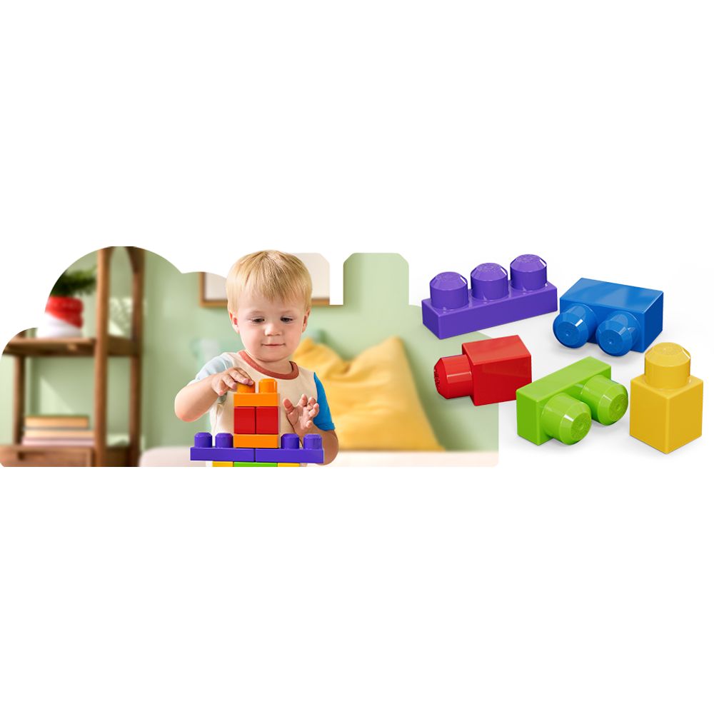 Mega Bloks Jogo de Construção Vagão recolhe blocos - Imagem 4