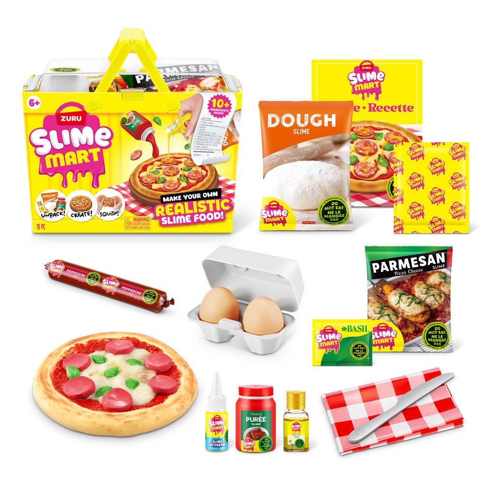 Slime Mart Médio Pizza - Fun Divirta-se