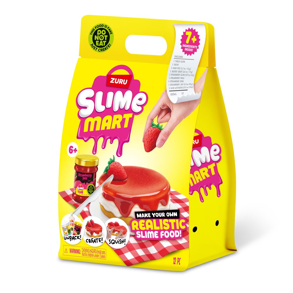 Slime Mart Bolo de Morango - Fun Divirta-se - Imagem 3